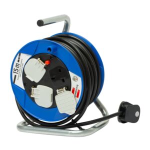 CABLE REEL 3WAY 15M COMPACT AK BLK/BLU CABLE REEL 3WAY 15M COMPACT AK BLK/BLU